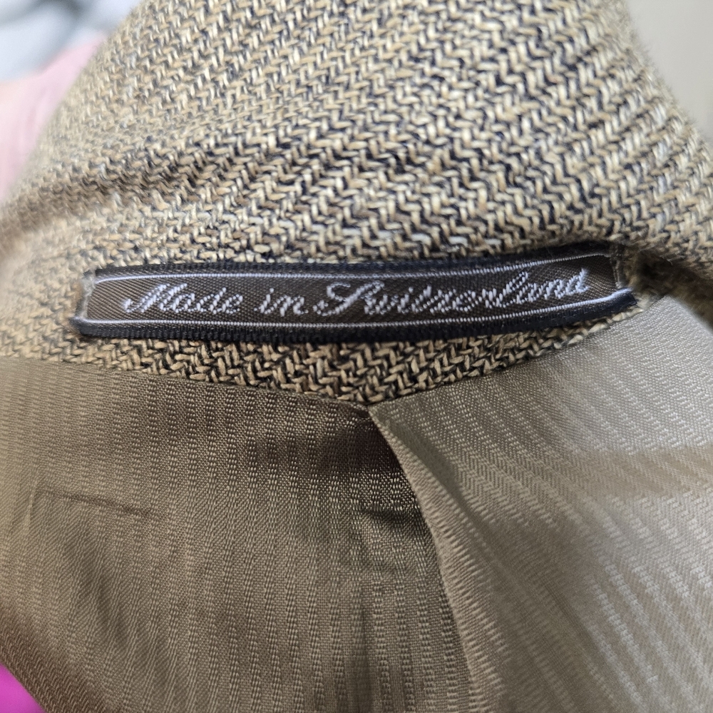 Vtg Ermenegildo Zegna Soft Men's Blazer Sports Jacket Size 44R EUC TO PRISTINE - Picture 10 of 16